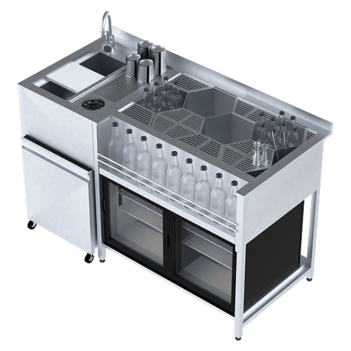 Станция коктейльная BARMADE Номер 2 Сотовый (1500х700х900 мм)