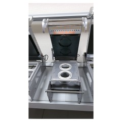 Запайщик лотков VASSILII Контур № 2151 c контурной обрезкой пленки для контейнера d- 95 мм*2