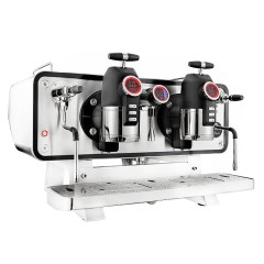 Кофемашина Sanremo OPERA 2GR высокие гр., стальная-белая, внешняя помпа