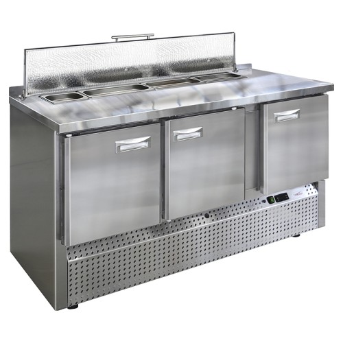 Стол холодильный для салатов Finist СХСнс-700-3(1/3) (нижний холодильный агрегат)