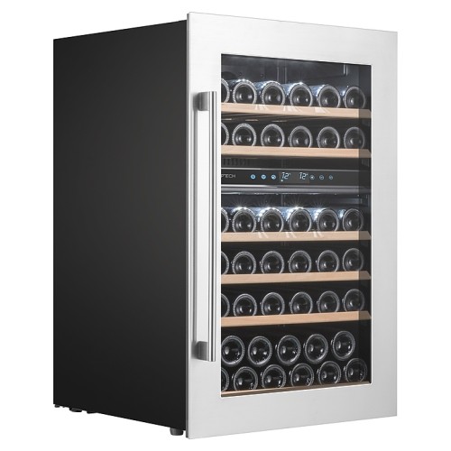 Винный шкаф Temptech Oslo OZ90DX двухзонный серебристый