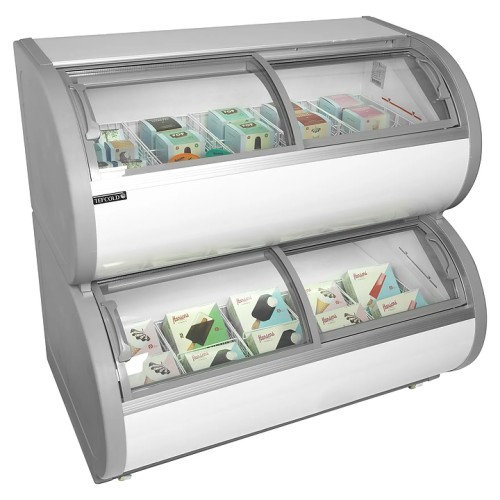 ВИТРИНА МОРОЗИЛЬНАЯ ДВУХУРОВНЕВАЯ TEFCOLD TD500