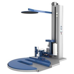 Паллетоупаковщик автоматический ПЗО BPW-2400ЕАС с прижимом, Е-образной платформой и автоматической обрезкой