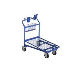 Тележка платформенная MetallCart PE5 с сетчатой платформой