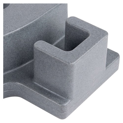 Стол концевой для подносов Cambro VBRTBL 191 гранитно-серый