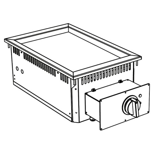 ПОВЕРХНОСТЬ ЖАРОЧНАЯ ЭЛЕКТРИЧЕСКАЯ ВСТРАИВАЕМАЯ 700 СЕРИИ APACH CHEF LINE SLDI7FTE4CR