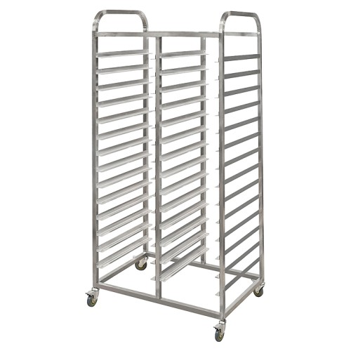 Тележка-шпилька для противней Luxstahl ТШГ-14-2 (600x400) нерж.