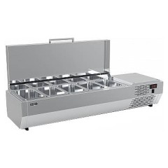 Витрина холодильная Carboma IKI A30 SM 1,2 (5 GN1/4) с крышкой