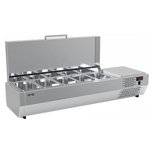 Витрина холодильная Carboma IKI A30 SM 1,2 (5 GN1/4) с крышкой