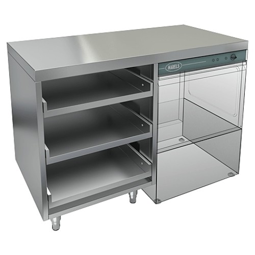 Стол под посудомоечную машину HICOLD НБМКБКП-12/6П с правым крылом