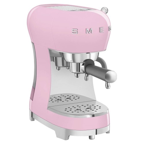 Эспрессо кофемашина SMEG ECF02PKEU пастельная розовая