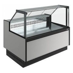 Витрина холодильная Carboma Bavaria 4 GC110 SM 1,5-1 версия 2.0 9006-9005 (без боковин)