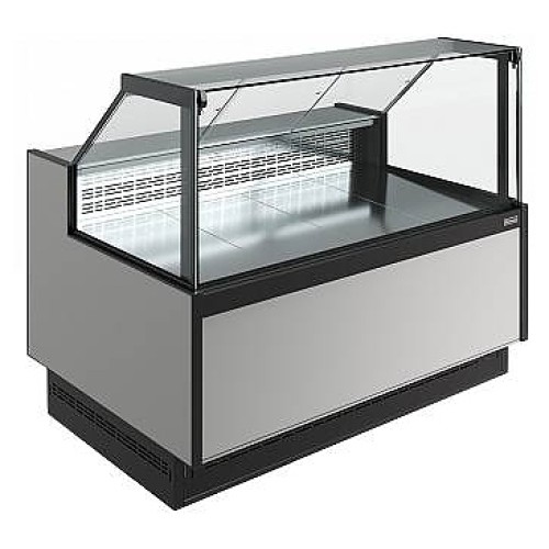 Витрина холодильная Carboma Bavaria 4 GC110 SM 1,5-1 версия 2.0 9006-9005 (без боковин)