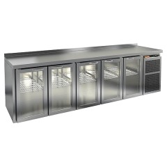 Стол холодильный HICOLD GNG 11111 BR2 HT с бортом