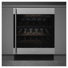 Винный шкаф SMEG CVI338RX3 (петли справа) нерж. сталь / черное стекло