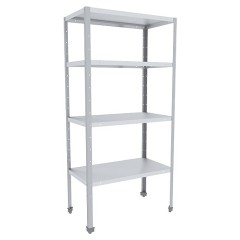 Стеллаж кухонный ПищТех Стандарт СКК-15/4 СЦК-С 150х40х185 см