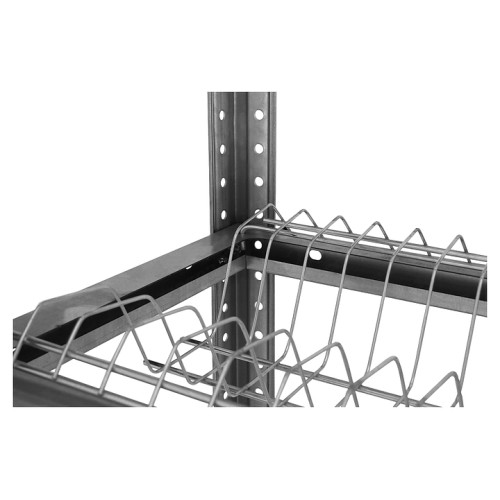 Стеллаж для сушки посуды Mecon Norma Inox ССПн 800х300х1600 мм, 2 сетки "стаканы" + 2 сетки "тарелки", без поддона