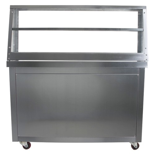 Фризер для жареного мороженого Foodatlas KCB-2F (контейнеры, стол для топпингов)