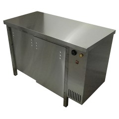 Стол тепловой ЦМИ Профи СТТпДРС-180/60 (распашные двери, сквозной, без борта)