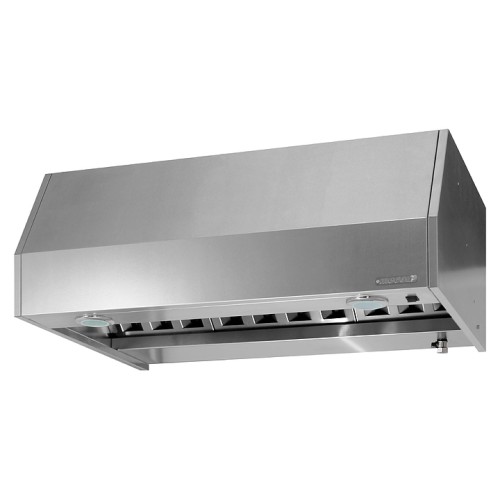 Зонт вытяжной пристенный Mecon Norma Inox ЗВЗн 1000х1000х400 мм (закрытый), с комплектом светильников