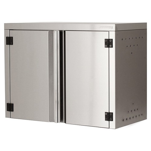 Полка кухонная Mecon Norma Inox ПНЗн 600х400х600 мм распашные двери, сплошная внутренняя полка