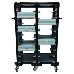 Тележка для термоподносов Tribeca 710х1010х1490 мм (пластик)