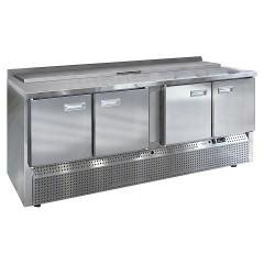 Стол холодильный для салатов Finist СХСнс-700-4(1/3) (нижний холодильный агрегат)
