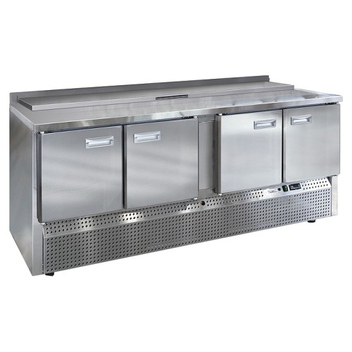 Стол холодильный для салатов Finist СХСнс-700-4(1/3) (нижний холодильный агрегат)