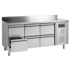 Стол холодильный TEFCOLD CK7360 с бортом