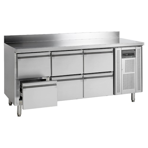 Стол холодильный TEFCOLD CK7360 с бортом