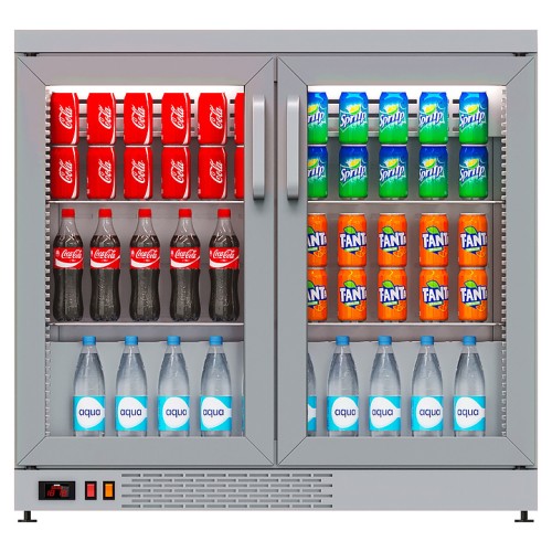 Шкаф холодильный барный POLAIR TD102-Grande серый