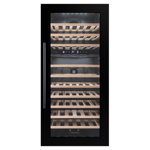 Винный шкаф Temptech Oslo OZ124DB двухзонный черный