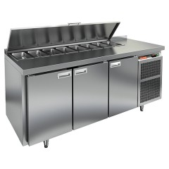 Стол для салатов HICOLD SL1-111SN (1/3) с крышкой