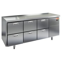 Стол морозильный HICOLD GN 222/BT O без борта