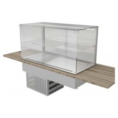 Витрина холодильная Gastrolux ВСВ-157/CUBE-2П AISI 304