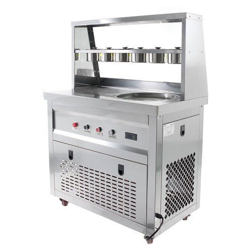 Фризер для жареного мороженого Foodatlas KCB-1Y (контейнеры, стол для топпингов, система контроля температуры)
