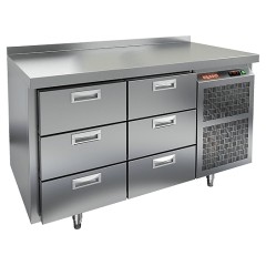 Стол холодильный HICOLD GN 33/TN с бортом