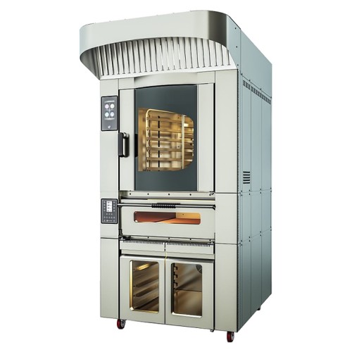 Комбинированный модуль из ротационной печи, статической печи, расстоечного шкафа Kocateq FR Combi LCD