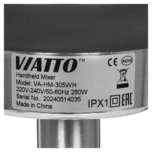 Блендер погружной VIATTO VA-HM-305WH