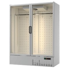 Шкаф холодильный ENTECO MASTER СЛУЧЬ 1400 ШС со стеклянными дверьми