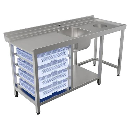 Стол для посудомоечной машины КОБОР СПМ/2-170/70/П