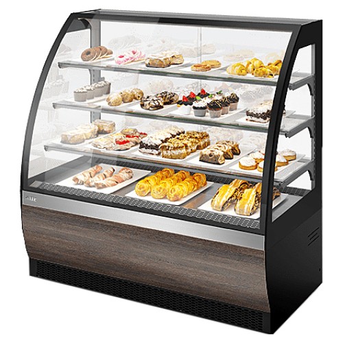 Витрина кондитерская Chilz VETE LUX 130 серый, венге мали