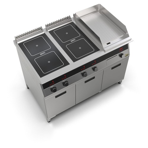 Плита индукционная комбинированная SMART INDUCTION K96-5KRN (с грилем)