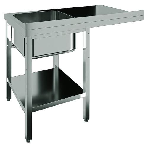 Ванна моечная Restoinox ВМЦРК/1-12/7-БП крыло под посудомойку