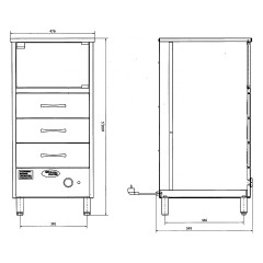 Шкаф жарочный Grill Master Ф3ШЖЭ