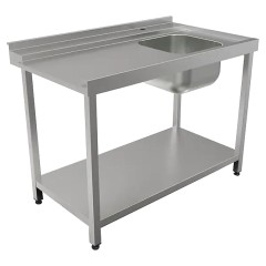 Стол для посудомоечной машины КОБОР СПМ/2-120/70/П