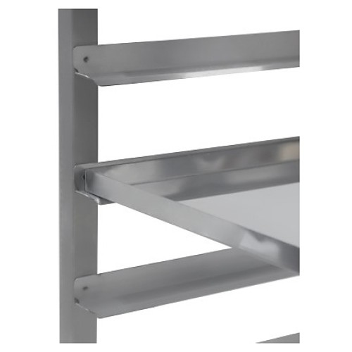 Тележка-шпилька для противней Luxstahl ТШГ-6 (600x400) нерж. с рабочей поверхностью