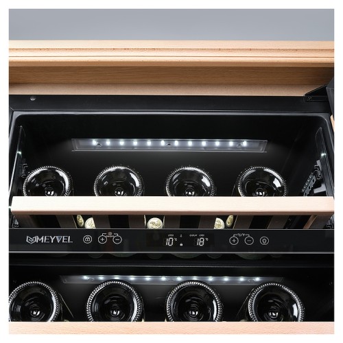 Винный шкаф MEYVEL MV46PRO-KBT2 Натуральный бук