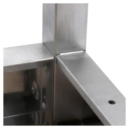 Стол производственный Luxstahl СПУ-18/7 обвязка трехсторонняя