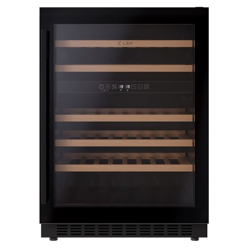 Винный шкаф Lex LWD6046BL dual zone черный
